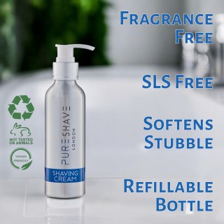 PureDefense Shaving Cream with Travel-Friendly