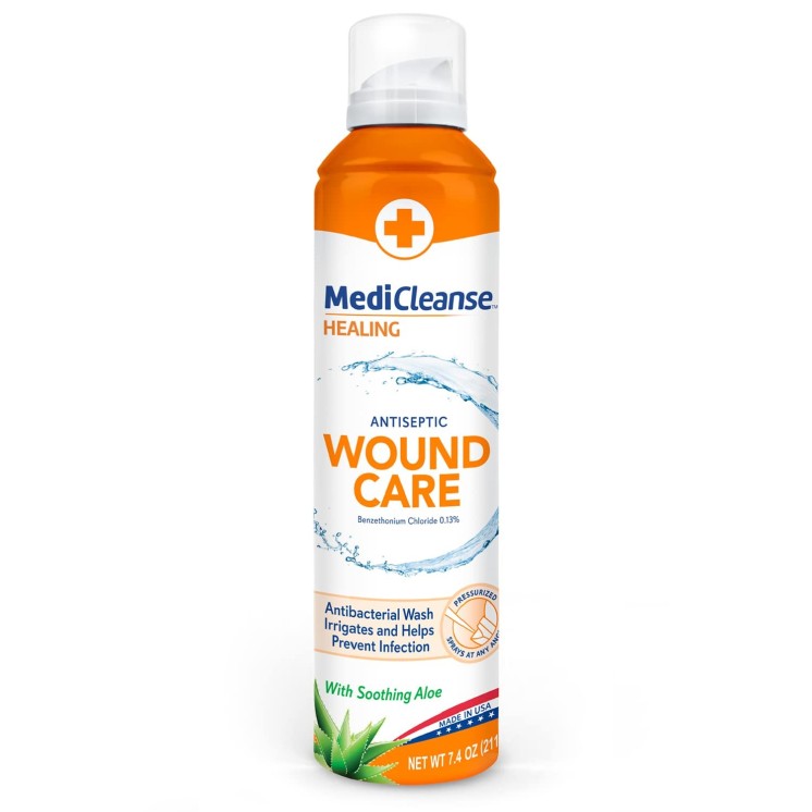 HealQuick Wound Cleanser with Medical with Travel-Friendly