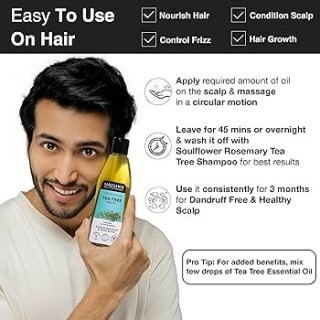 HairNourish Hair Serum with Tea Tree with Fragrance-Free