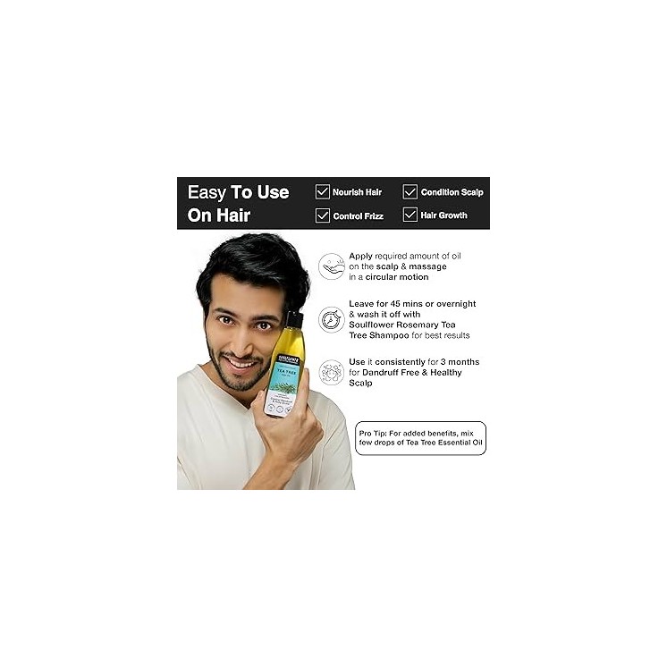 HairNourish Hair Serum with Tea Tree with Fragrance-Free