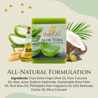 BodyBliss Bar Soap with Aloe Vera with Biodegradable