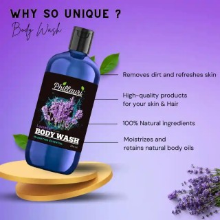 VelvetSoft Shower Gel with Lavender with Natural Ingredients