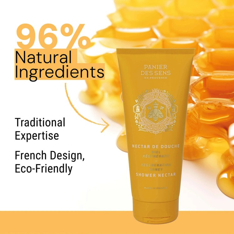 SoftEssence Shower Gel with Honey with Eco-friendly Packaging