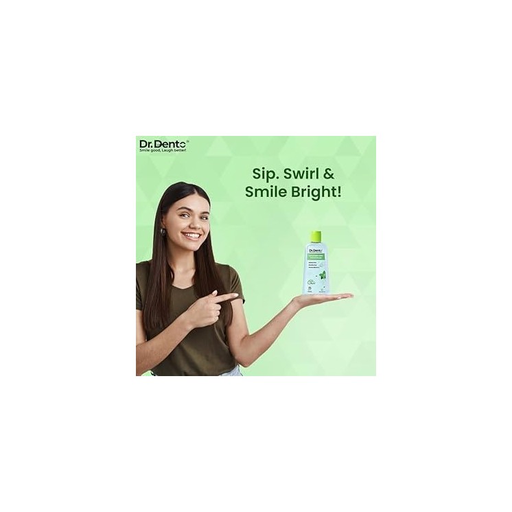SmileBright Mouthwash with Peppermint with Soft Bristles