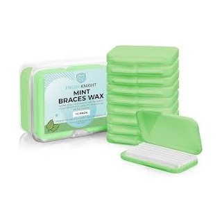 OralFresh Orthodontic Wax with Spearmint with Hard Bristles