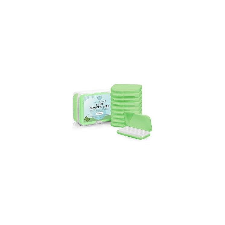 OralFresh Orthodontic Wax with Spearmint with Hard Bristles