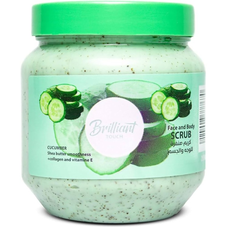 NaturalGlow Exfoliator with Cucumber with Sustainable Packaging