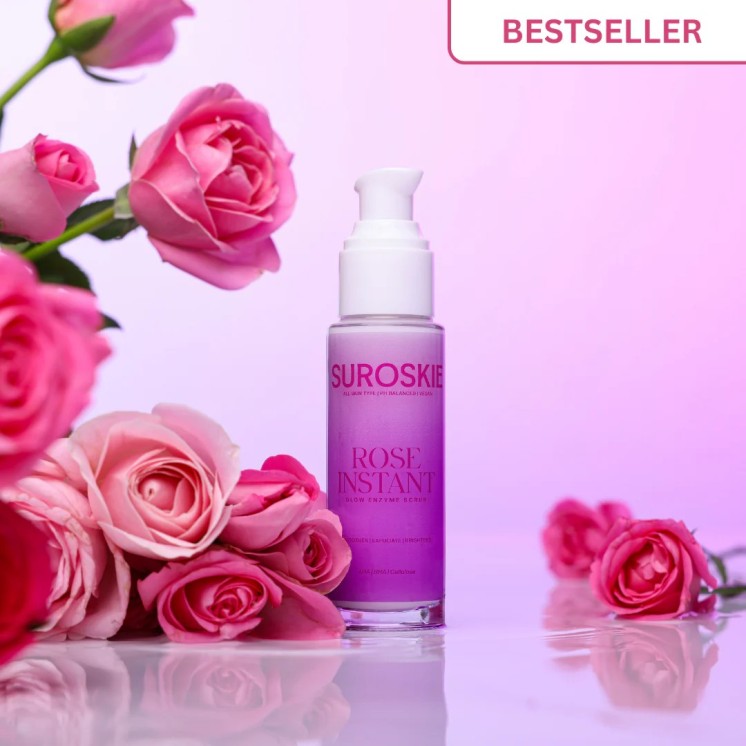 SkinFirst Exfoliator with Rose with Sustainable Packaging