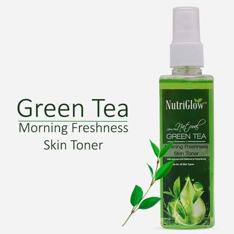 DermaGlow Toner with Green Tea with Hypoallergenic
